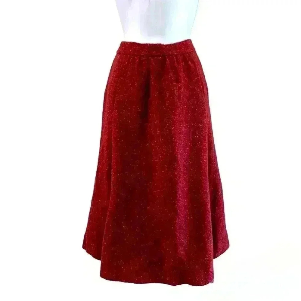 BALENCIAGA Vintage Wool/Mohair Skirt Size 42